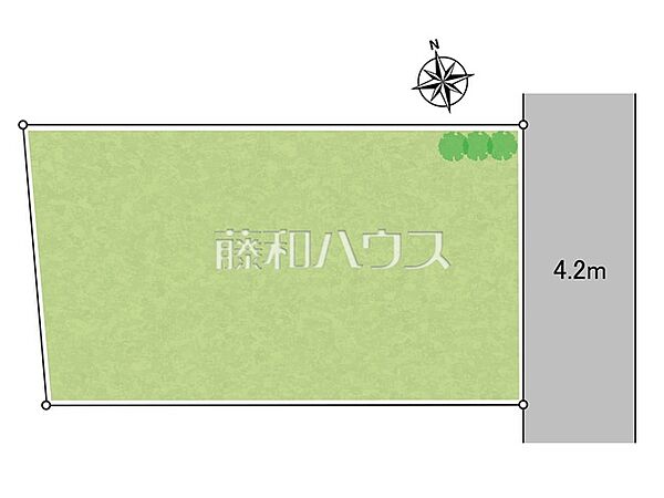 区画図　【所沢市上新井3丁目】