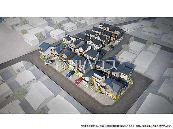完成予想図（外観）　【昭島市緑町2丁目】