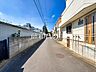 外観：接道状況および現場風景　【東久留米市前沢3丁目】