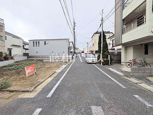接道状況および現場風景　【練馬区中村2丁目】
