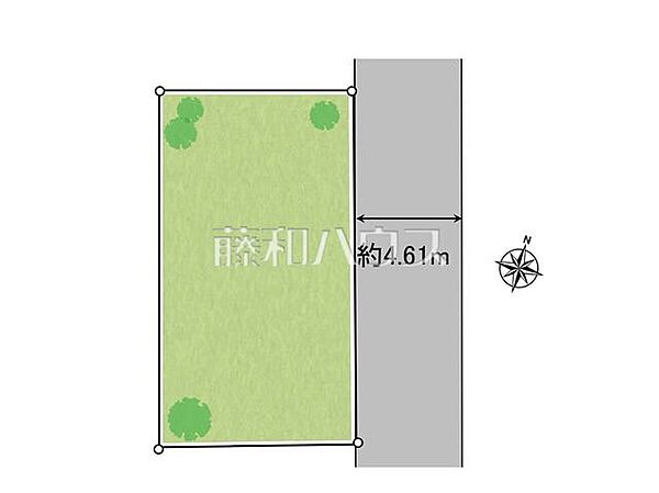 全体区画図　【八王子市長沼町】