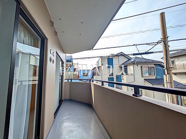 北側バルコニー　【西東京市富士町2丁目　ユアコート東伏見弐番館】