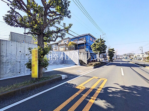 接道状況および現場風景　【所沢市東所沢和田3丁目】