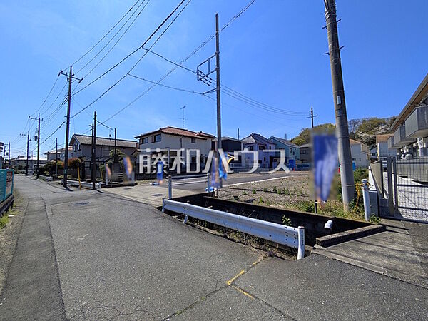 接道状況および現場風景　【日野市大字日野】