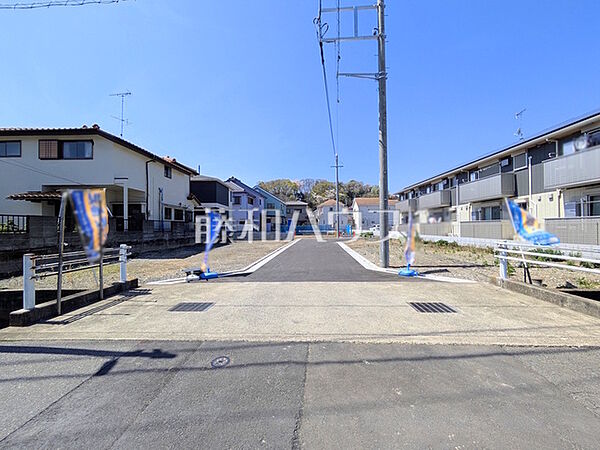 接道状況および現場風景　【日野市大字日野】