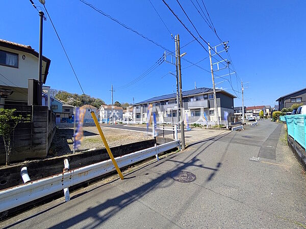 接道状況および現場風景　【日野市大字日野】