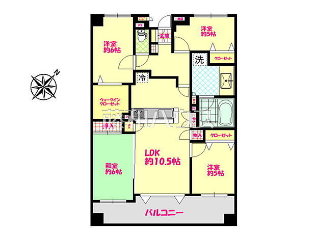 間取図　【ダイアパレス高尾デュオパルク】