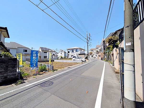 接道状況および現場風景　【日野市西平山5丁目】