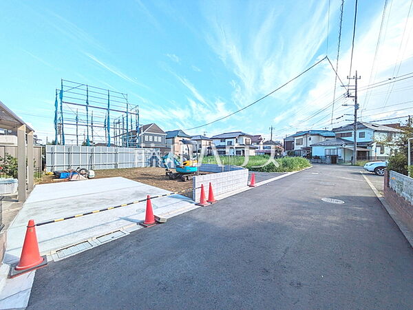 接道状況および現場風景　【武蔵村山市中原3丁目】