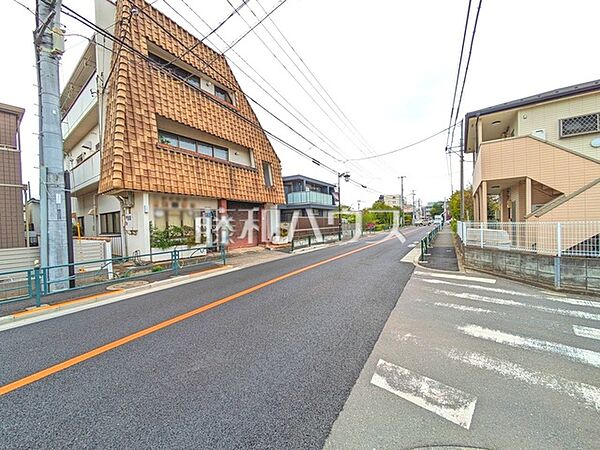接道状況および現場風景　【国分寺市戸倉2丁目】