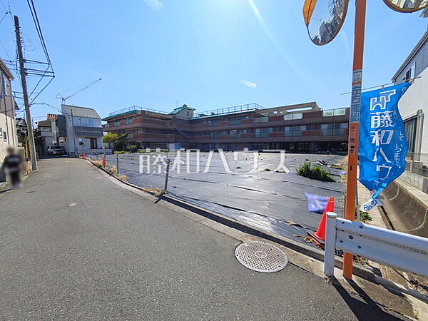 接道状況および現場風景　【三鷹市牟礼1丁目】