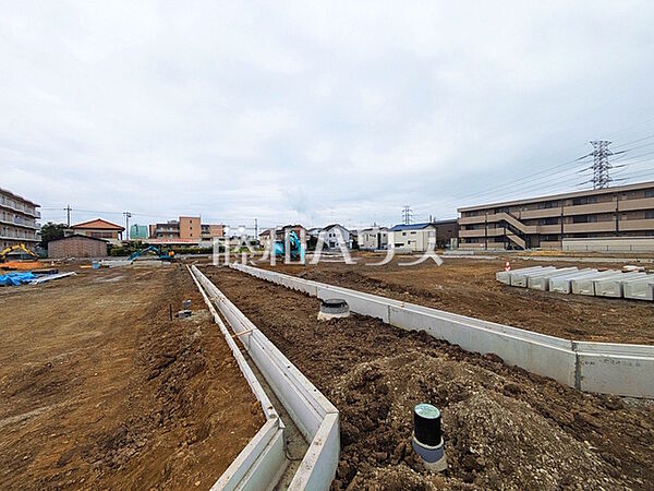 接道状況および現場風景　【志木市中宗岡1丁目】