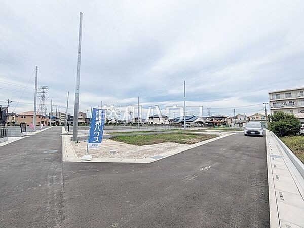 接道状況および現場風景　【志木市中宗岡1丁目】