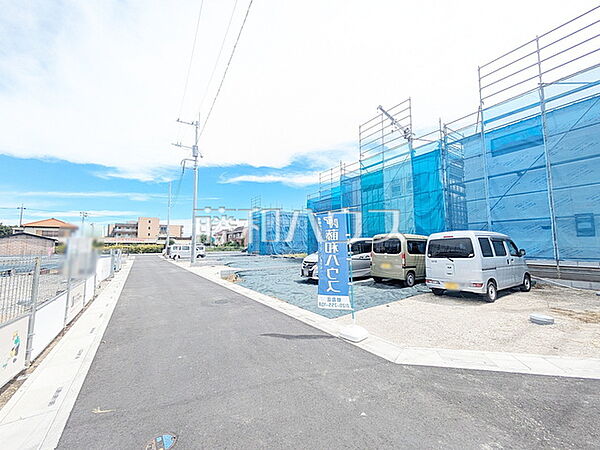 接道状況および現場風景　【志木市中宗岡1丁目】
