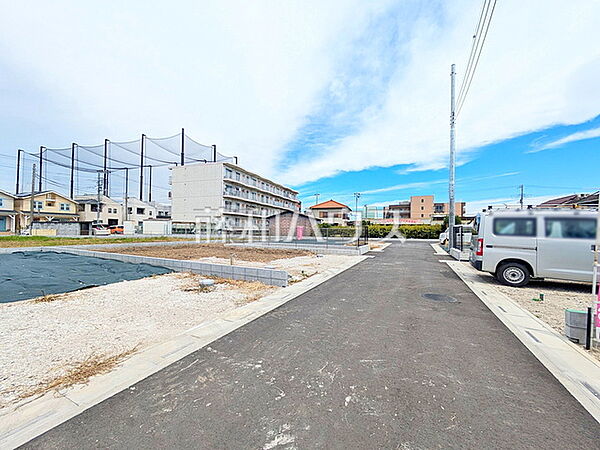 接道状況および現場風景　【志木市中宗岡1丁目】