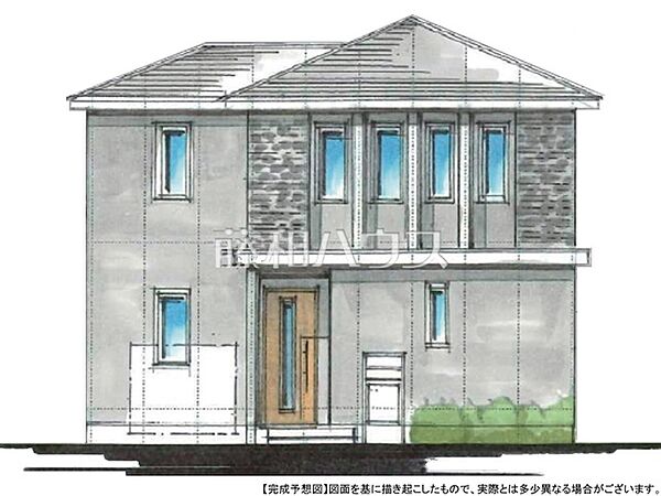 5号地　建物プラン例（パース・外観）　【国立市東3丁目】