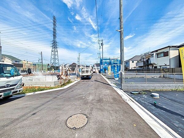 接道状況および現場風景　【国立市東3丁目】ぜひ実物をご覧いただきたく思います。喜んでご案内いたしますのでお気軽にお問合せ下さい