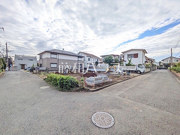 接道状況および現場風景　【立川市柴崎町1丁目】