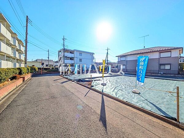 接道状況および現場風景　【立川市柴崎町1丁目】