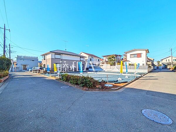 接道状況および現場風景　【立川市柴崎町1丁目】