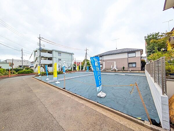 接道状況および現場風景　【立川市柴崎町1丁目】