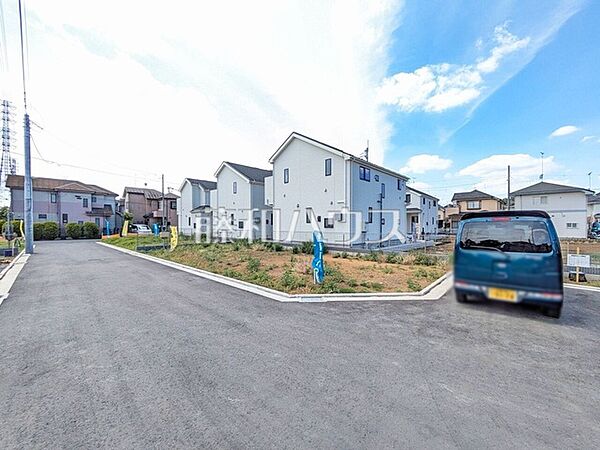 接道状況および現場風景　【立川市若葉町2丁目】