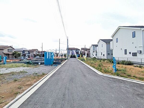 接道状況および現場風景　【立川市若葉町2丁目】