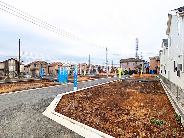 接道状況および現場風景　【立川市若葉町2丁目】