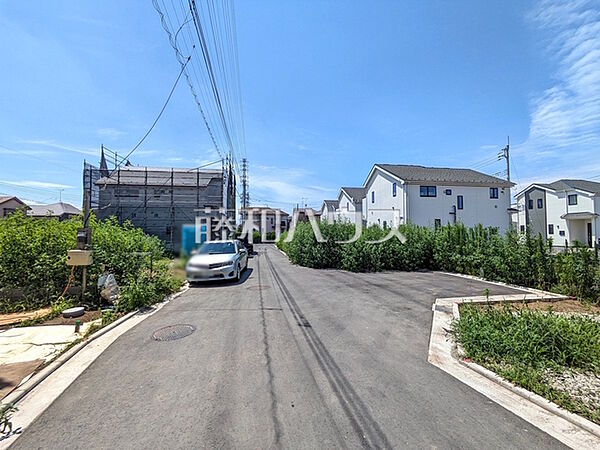 接道状況および現場風景　【立川市若葉町2丁目】