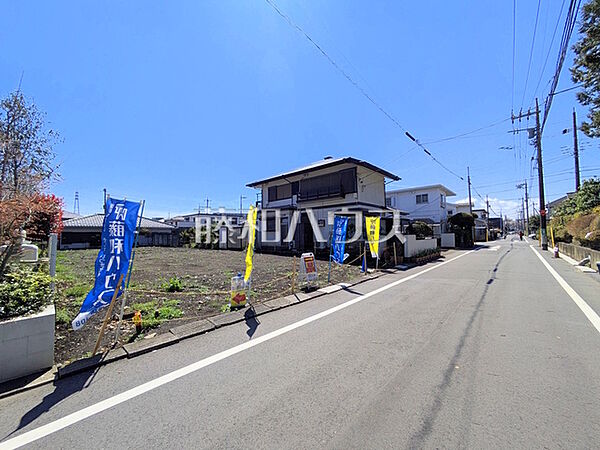接道状況および現場風景　【日野市多摩平3丁目】