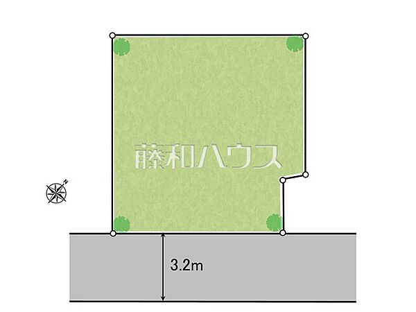 区画図　【和光市中央1丁目】