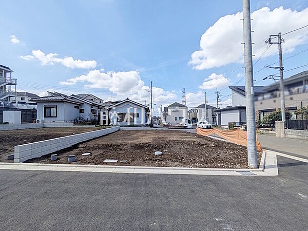 5号地　現地写真　【多摩市連光寺2丁目】建築会社を自由にセレクトできる土地分譲で理想の暮らしを叶えて下さい