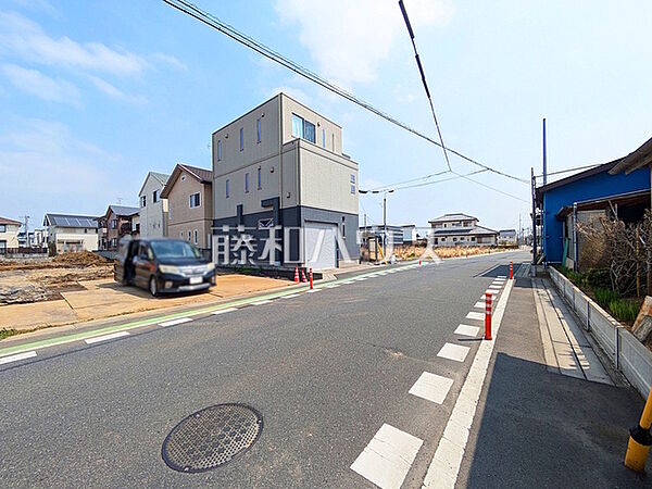 接道状況および現場風景　【志木市中宗岡5丁目】