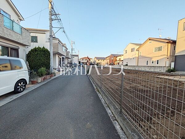 接道状況および現場風景　【志木市中宗岡5丁目】