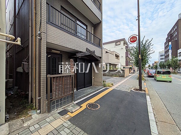 接道状況および現場風景　【立川市錦町3丁目】