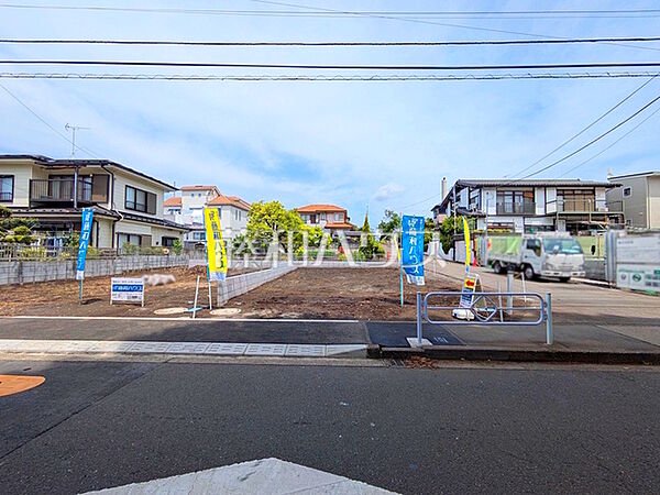 接道状況および現場風景　【立川市幸町5丁目】