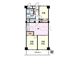 間取図画像 3DK