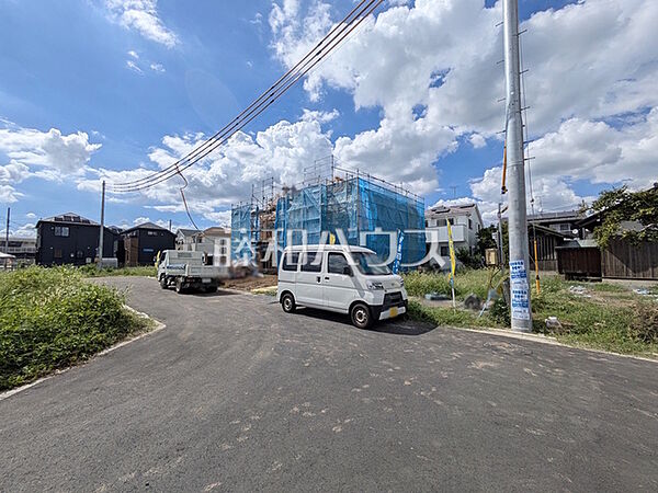 接道状況および現場風景　【日野市大字上田】