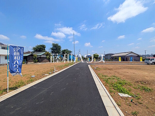 接道状況および現場風景　【日野市大字上田】