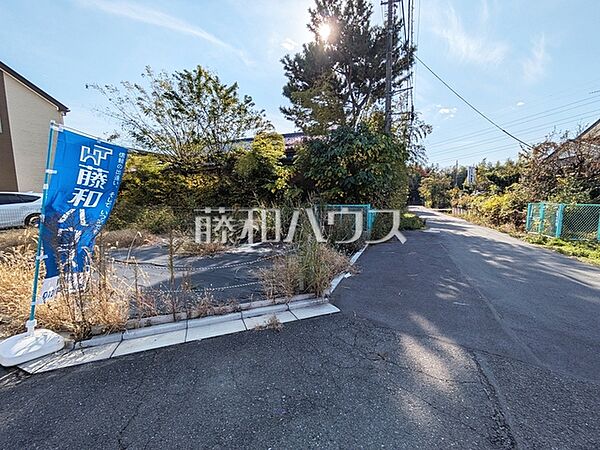 接道状況および現場風景　【志木市下宗岡3丁目】