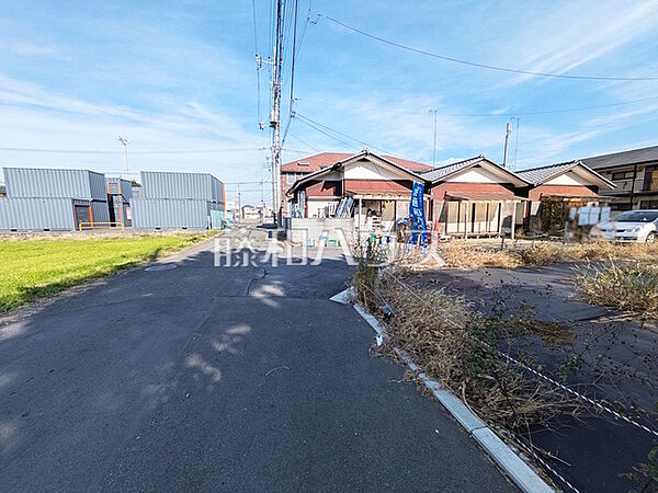 接道状況および現場風景　【志木市下宗岡3丁目】