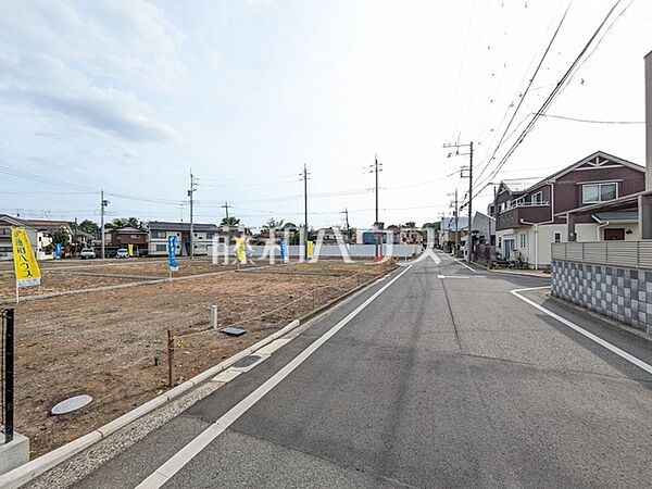 接道状況および現場風景　【立川市砂川町4丁目】