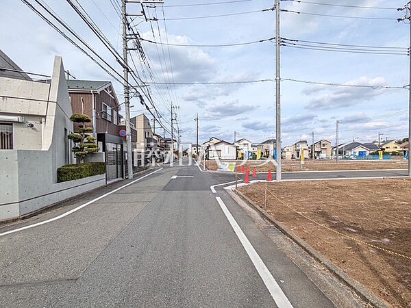 接道状況および現場風景　【立川市砂川町4丁目】