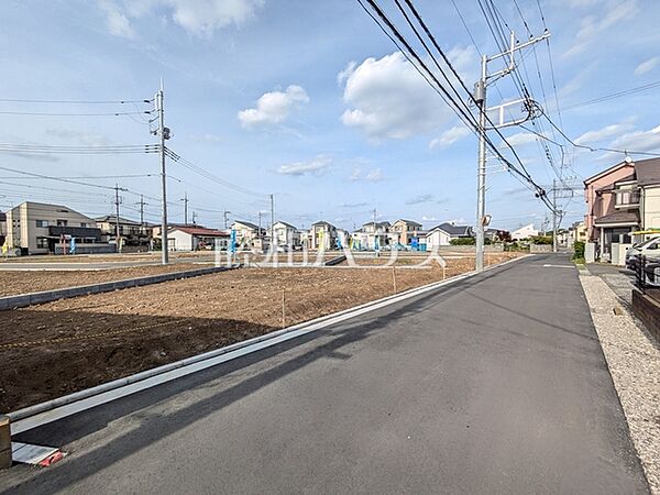接道状況および現場風景　【立川市砂川町4丁目】