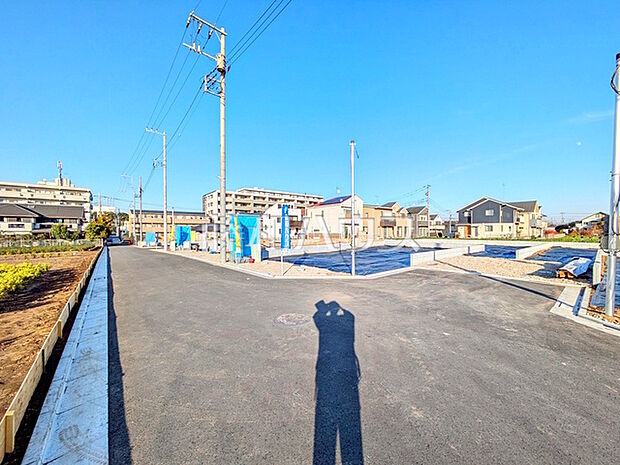 接道状況および現場風景 【小平市小川町2丁目】