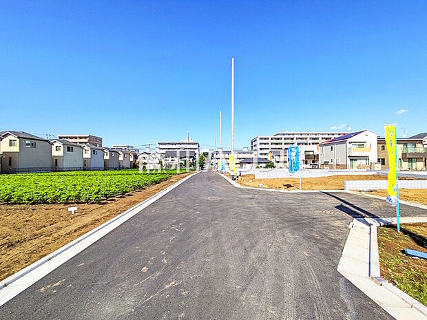 接道状況および現場風景 【小平市小川町2丁目】