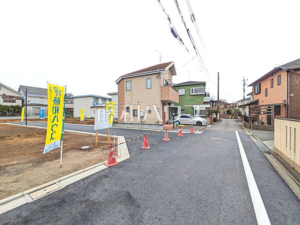 接道状況および現場風景　【立川市栄町2丁目】