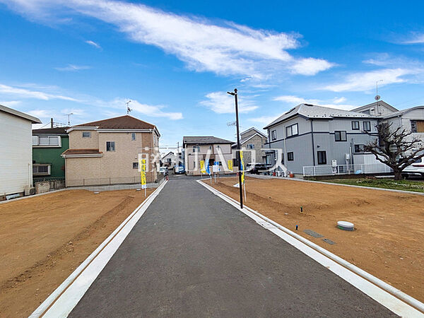 接道状況および現場風景　【立川市栄町2丁目】