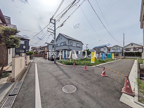 接道状況および現場風景　【立川市栄町2丁目】
