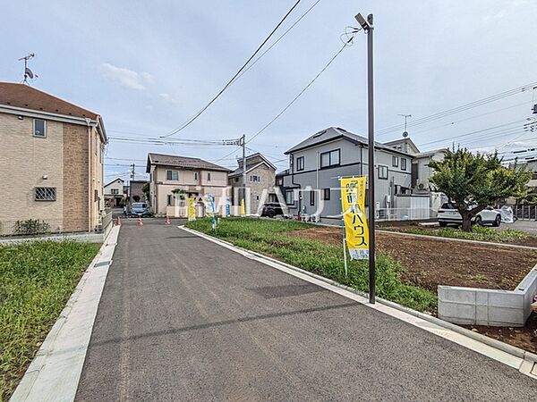 接道状況および現場風景　【立川市栄町2丁目】